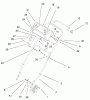 Rasenmäher 11003 - Toro 53cm Walk-Behind Mower (SN: 9900001 - 9999999) (1999) Spareparts HANDLE ASSEMBLY