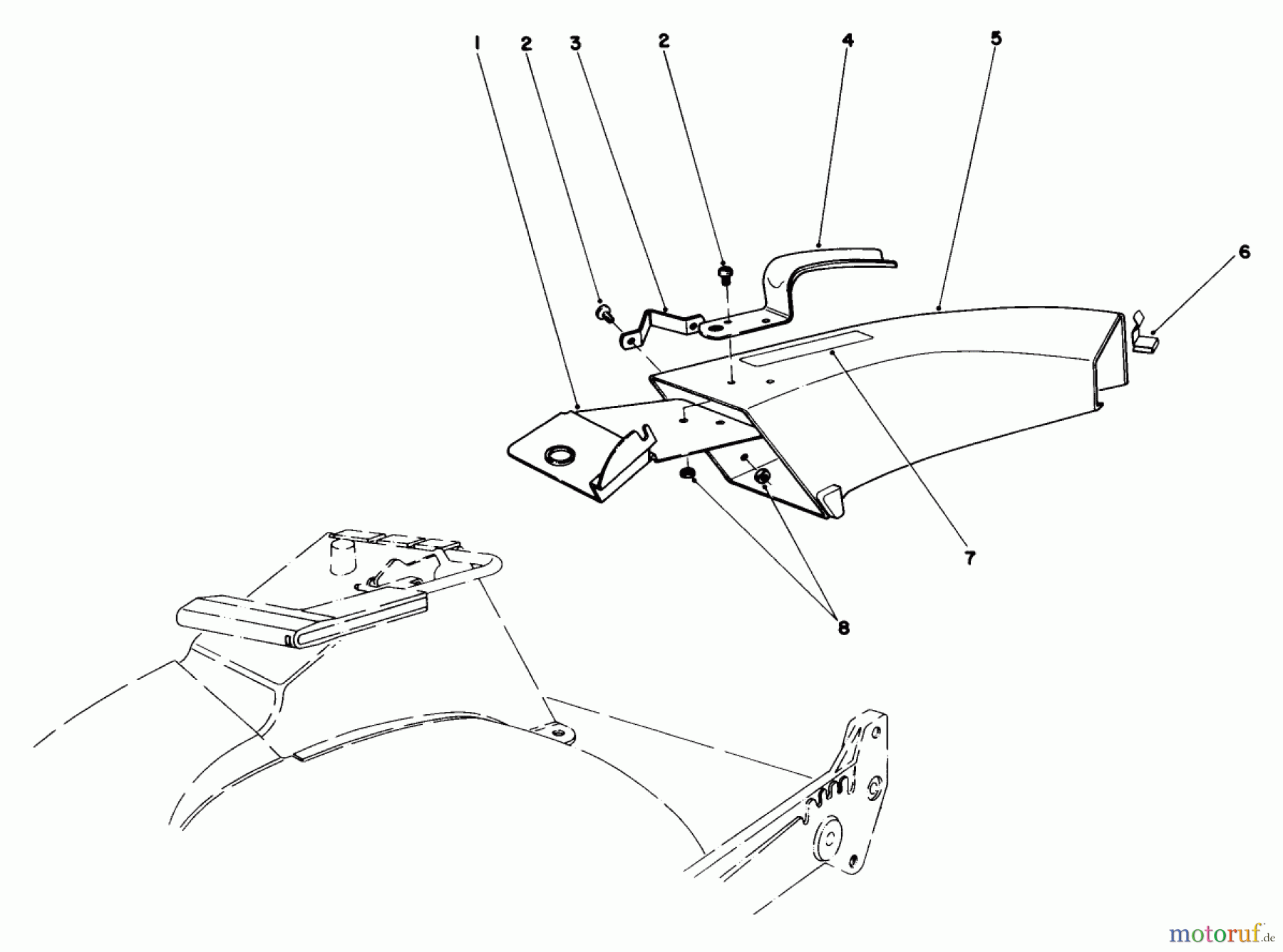  Rasenmäher 22020 - Toro Walk-Behind Mower (SN: 3000001 - 3999999) (1983) SIDE DISCHARGE CHUTE MODEL NO. 59108 (OPTIONAL)