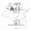 Rasenmäher 22020 - Toro Walk-Behind Mower (SN: 6000001 - 6999999) (1986) Spareparts ENGINE ASSEMBLY (MODEL 22015)