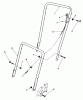 Rasenmäher 22025 - Toro Walk-Behind Mower (SN: 0000001 - 0999999) (1990) Spareparts HANDLE ASSEMBLY