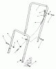 Rasenmäher 22025 - Toro Walk-Behind Mower (SN: 1000001 - 1999999) (1991) Spareparts HANDLE ASSEMBLY