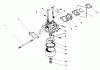 Rasenmäher 22025 - Toro Walk-Behind Mower (SN: 5000001 - 5999999) (1985) Spareparts CARBURETOR ASSEMBLY