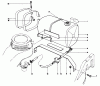 Rasenmäher 22025 - Toro Walk-Behind Mower (SN: 6000001 - 6999999) (1986) Spareparts GAS TANK ASSEMBLY