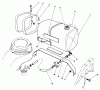 Rasenmäher 22025 - Toro Walk-Behind Mower (SN: 8000001 - 8999999) (1988) Spareparts GAS TANK ASSEMBLY