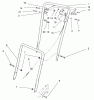 Rasenmäher 22026 - Toro Side Discharge Mower (SN: 200000001 - 200999999) (2000) Spareparts HANDLE ASSEMBLY