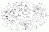 Rasenmäher 22026 - Toro Side Discharge Mower (SN: 200000001 - 200999999) (2000) Spareparts HOUSING & WHEEL ASSEMBLY