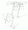 Rasenmäher 22026 - Toro Side Discharge Mower (SN: 8900001 - 8999999) (1998) Spareparts HANDLE ASSEMBLY