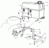 Rasenmäher 22030 - Toro Walk-Behind Mower (SN: 0000001 - 0999999) (1990) Spareparts GAS TANK ASSEMBLY