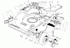 Rasenmäher 22030 - Toro Walk-Behind Mower (SN: 0000001 - 0999999) (1990) Spareparts HOUSING ASSEMBLY (MODEL 22030)