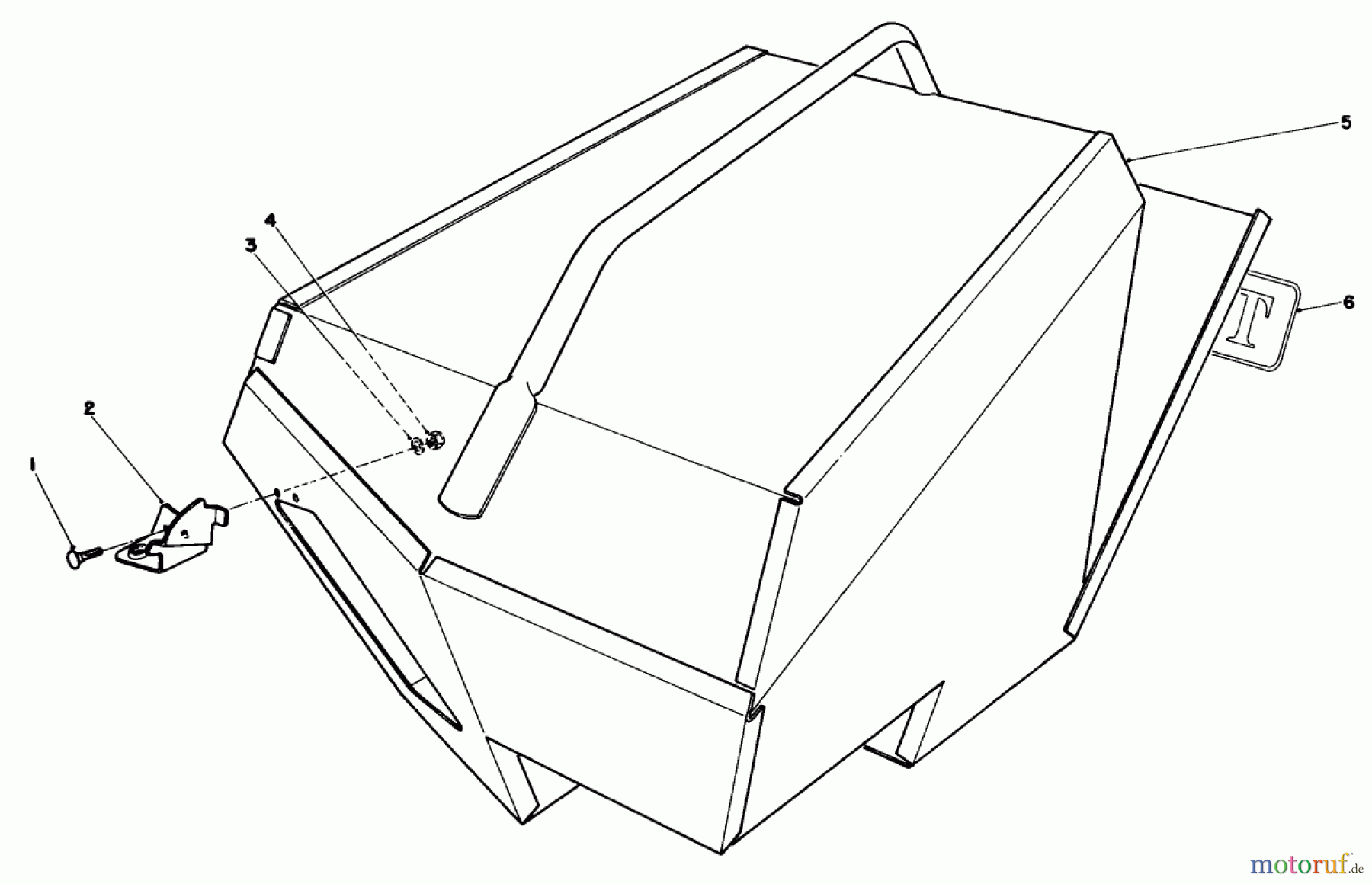  Rasenmäher 22030 - Toro Walk-Behind Mower (SN: 0000001 - 0999999) (1990) STEEL GRASS CATCHER (MODEL 22099) (OPTIONAL)