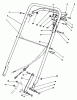 Rasenmäher 22035 - Toro Walk-Behind Mower (SN: 1000001 - 1999999) (1991) Spareparts HANDLE ASSEMBLY (MODEL 22035)