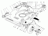 Rasenmäher 22035 - Toro Walk-Behind Mower (SN: 1000001 - 1999999) (1991) Spareparts HOUSING ASSEMBLY (MODEL 22035)