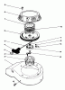 Rasenmäher 22035 - Toro Walk-Behind Mower (SN: 1000001 - 1999999) (1991) Spareparts RECOIL ASSEMBLY (MODEL NO. 47PL0-3)