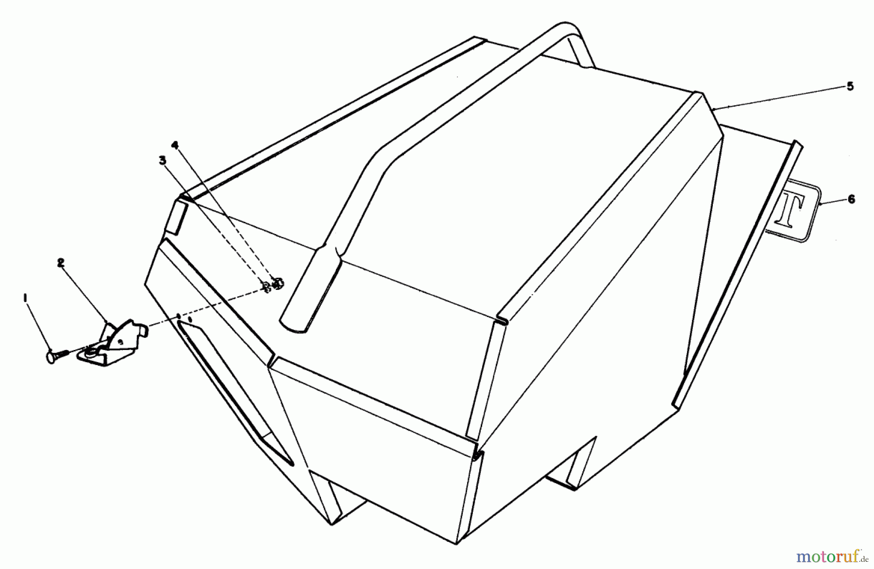  Rasenmäher 22030 - Toro Walk-Behind Mower (SN: 1000001 - 1999999) (1991) STEEL GRASS CATCHER (MODEL 22099)(OPTIONAL)