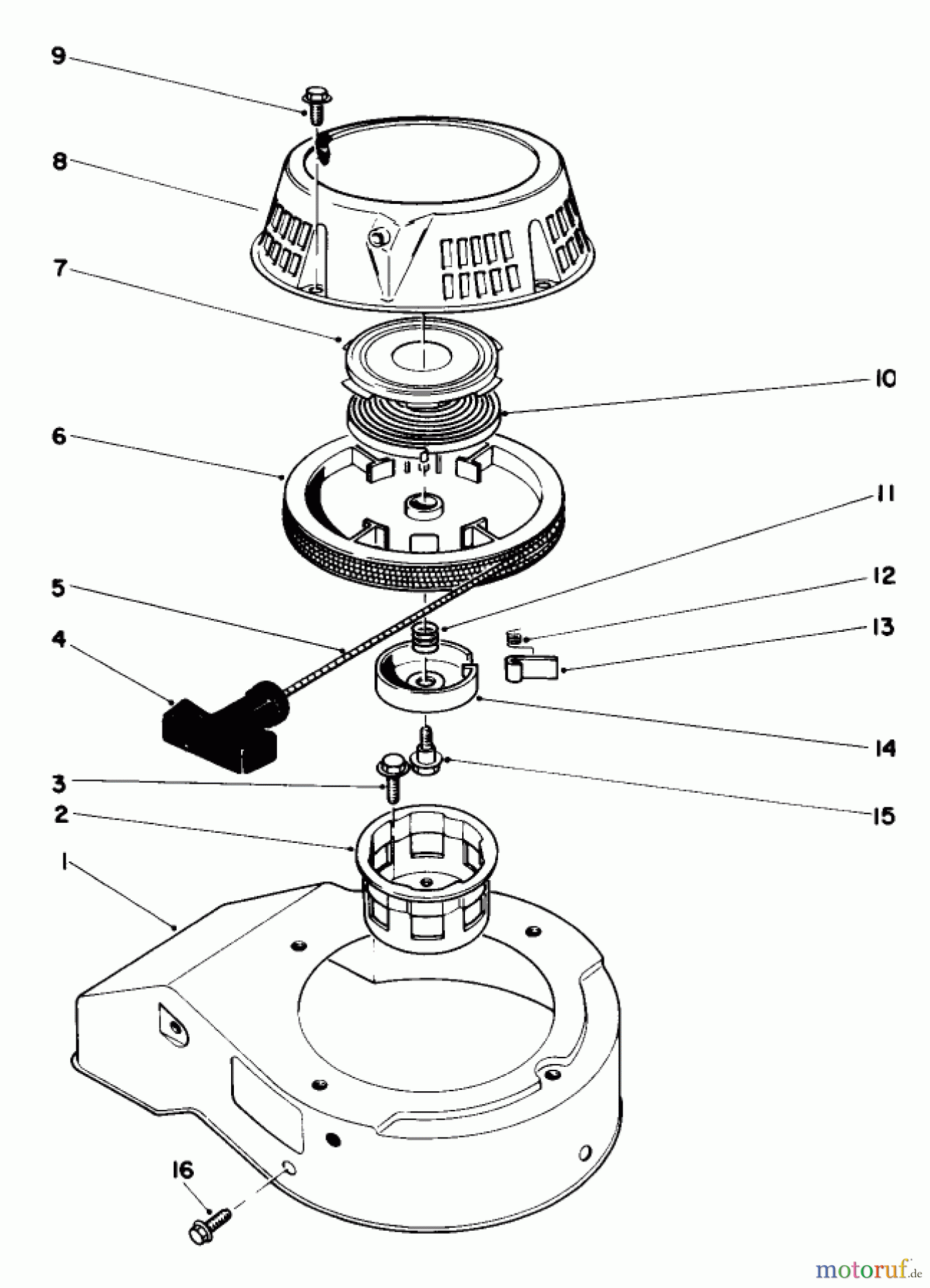  Rasenmäher 22030 - Toro Walk-Behind Mower (SN: 7000001 - 7999999) (1987) ENGINE ASSEMBLY MODEL NO. 47PG6 #6