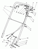 Rasenmäher 22030 - Toro Walk-Behind Mower (SN: 9000001 - 9999999) (1989) Spareparts HANDLE ASSEMBLY (MODEL 22035)