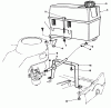 Rasenmäher 22031 - Toro ProLine 21" Recycler Walk-Behind Mower (SN: 3900001 - 3999999) (1993) Spareparts GAS TANK ASSEMBLY