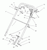 Rasenmäher 22031 - Toro ProLine 21" Recycler Walk-Behind Mower (SN: 7900001 - 7999999) (1997) Spareparts HANDLE ASSEMBLY