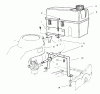 Rasenmäher 22031 - Toro ProLine 21" Recycler Walk-Behind Mower (SN: 9900001 - 9999999) (1999) Spareparts GAS TANK ASSEMBLY