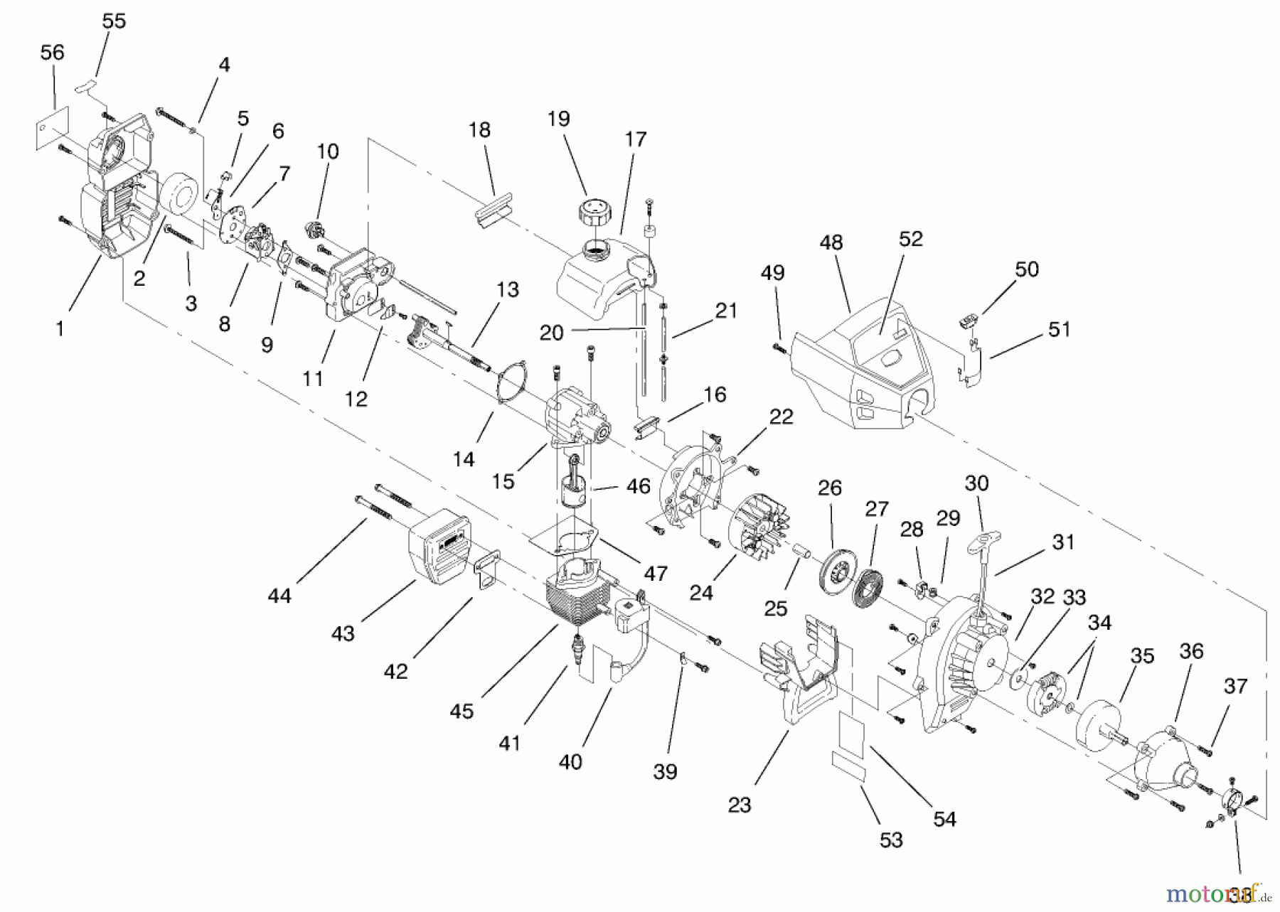  Rasenmäher 22035C - Toro Walk-Behind Mower (SN: 7000001 - 7999999) (1987) ENGINE ASSEMBLY