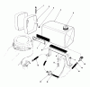 Rasenmäher 22035C - Toro Walk-Behind Mower (SN: 9000001 - 9999999) (1989) Spareparts GAS TANK ASSEMBLY