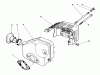 Rasenmäher 22035C - Toro Walk-Behind Mower (SN: 9000001 - 9999999) (1989) Spareparts MUFFLER ASSEMBLY (MODEL NO. 47PJ8)