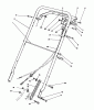 Rasenmäher 22037B - Toro Walk-Behind Mower (SN: 39000001 - 39999999) (1993) Spareparts HANDLE ASSEMBLY