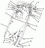 Rasenmäher 22037BC - Toro Walk-Behind Mower (SN: 5900001 - 5999999) (1995) Spareparts HANDLE ASSEMBLY