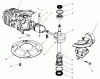 Rasenmäher 22038 - Toro 53cm Walk-Behind Mower (SN: 230000001 - 230999999) (2003) Spareparts CRANKSHAFT AND CRANKCASE ASSEMBLY