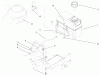Rasenmäher 22038 - Toro 53cm Walk-Behind Mower (SN: 210000001 - 210999999) (2001) Spareparts FUEL TANK AND BRACKET ASSEMBLY