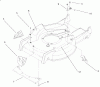 Rasenmäher 22038 - Toro 53cm Walk-Behind Mower (SN: 210000001 - 210999999) (2001) Spareparts HOUSING ASSEMBLY NO. 98-7142