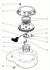 Rasenmäher 22038 - Toro 53cm Walk-Behind Mower (SN: 210000001 - 210999999) (2001) Spareparts RECOIL ASSEMBLY