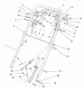 Rasenmäher 22040 - Toro Recycler Walk-Behind Mower (SN: 8900001 - 8999999) (1998) Spareparts HANDLE ASSEMBLY