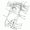 Rasenmäher 22040 - Toro Walk-Behind Mower (SN: 5900001 - 5999999) (1995) Spareparts HANDLE ASSEMBLY