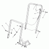 Rasenmäher 22580 - Toro Walk-Behind Mower (SN: 1000001 - 1999999) (1991) Spareparts HANDLE ASSEMBLY