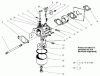 Rasenmäher 22043 - Toro Recycler Mower (SN: 210000001 - 210999999) (2001) Spareparts CARBURETOR ASSEMBLY