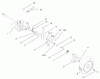 Rasenmäher 22043 - Toro Recycler Mower (SN: 210000001 - 210999999) (2001) Spareparts GEAR CASE AND REAR WHEEL ASSEMBLY