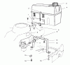 Rasenmäher 22043 - Toro Recycler Mower (SN: 9900001 - 9999999) (1999) Spareparts GAS TANK ASSEMBLY