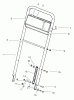 Rasenmäher 22043 - Toro Recycler Mower (SN: 9900001 - 9999999) (1999) Spareparts HANDLE ASSEMBLY