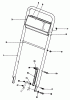 Rasenmäher 22043 - Toro Walk-Behind Mower (SN: 3900001 - 3900964) (1993) Spareparts HANDLE ASSEMBLY