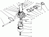 Rasenmäher 22043 - Toro Walk-Behind Mower (SN: 4900001 - 4999999) (1994) Spareparts CARBURETOR ASSEMBLY (MODEL NO. 47PR4-7)