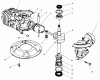 Rasenmäher 22045 - Toro 53cm Recycler Mower (SN: 230000001 - 230999999) (2003) Spareparts CRANKCASE AND CRANKSHAFT ASSEMBLY