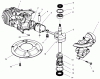 Rasenmäher 22045 - Toro Recycler Mower (SN: 9900001 - 9999999) (1999) Spareparts CRANKSHAFT ASSEMBLY (MODEL NO. 47PV9-7)