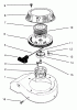 Rasenmäher 22045B - Toro Walk-Behind Mower (SN: 6900001 - 6999999) (1996) Spareparts RECOIL ASSEMBLY (MODEL NO. 47PS5-7)(MODEL NO. 22045B)(MODEL NO. 47PT6-7)(MODEL NO. 22045)