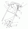 Rasenmäher 22140 - Toro Recycler Mower (SN: 790000001 - 799999999) (1997) Spareparts HANDLE ASSEMBLY