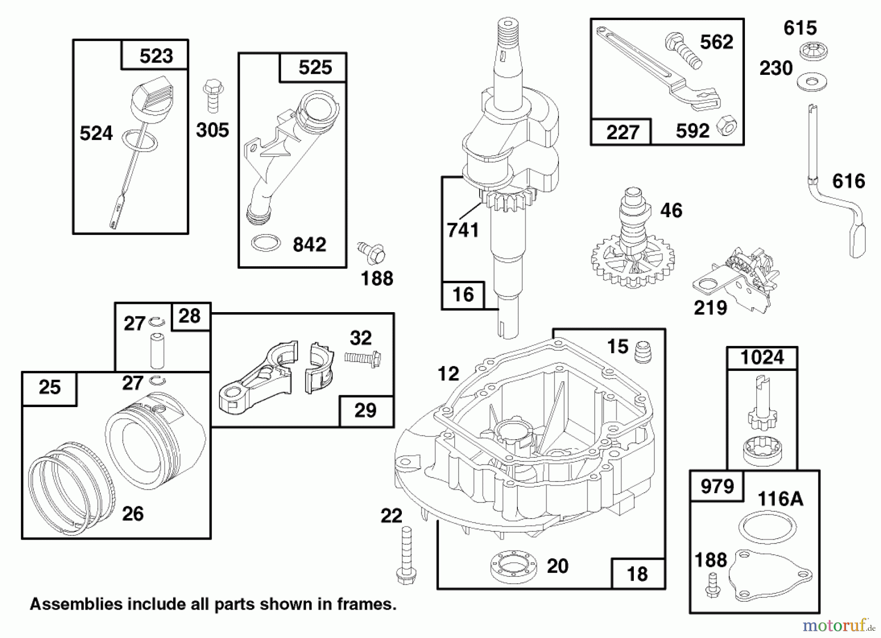  Rasenmäher 22141 - Toro Walk-Behind Mower (SN: 790000001 - 799999999) (1997) ENGINE GTS 150 #2