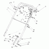 Rasenmäher 22145 - Toro Walk-Behind Mower (SN: 69000001 - 69999999) (1996) Spareparts HANDLE ASSEMBLY