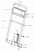 Rasenmäher 22151 - Toro Walk-Behind Mower (SN: 2000001 - 2999999) (1992) Spareparts HANDLE ASSEMBLY