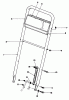 Rasenmäher 22151 - Toro Walk-Behind Mower (SN: 3900001 - 3900855) (1993) Spareparts HANDLE ASSEMBLY