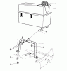 Rasenmäher 22151 - Toro Walk-Behind Mower (SN: 4900001 - 4999999) (1994) Spareparts GAS TANK ASSEMBLY